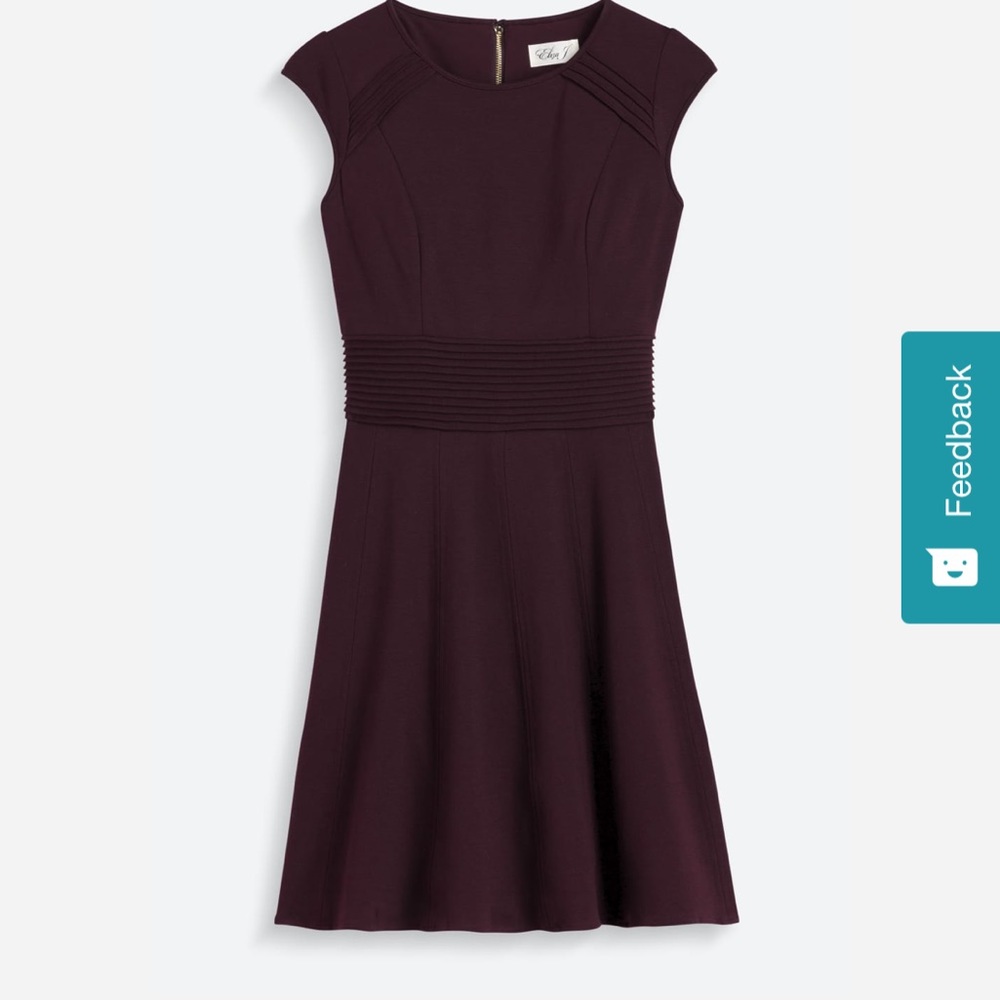 Dark Plum form fitting dress